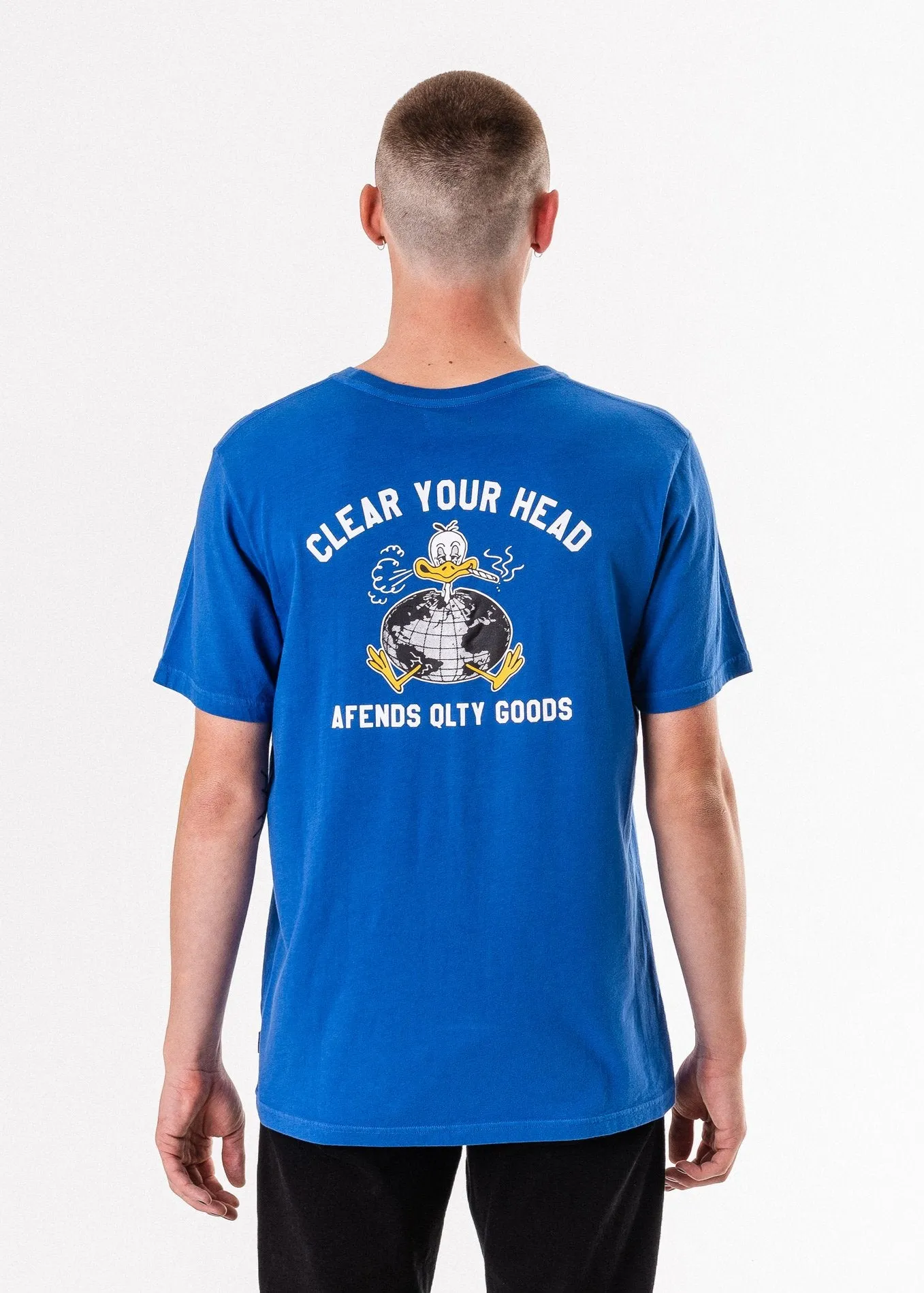 Afends Mens Clear Your Head - Standard Fit Tee