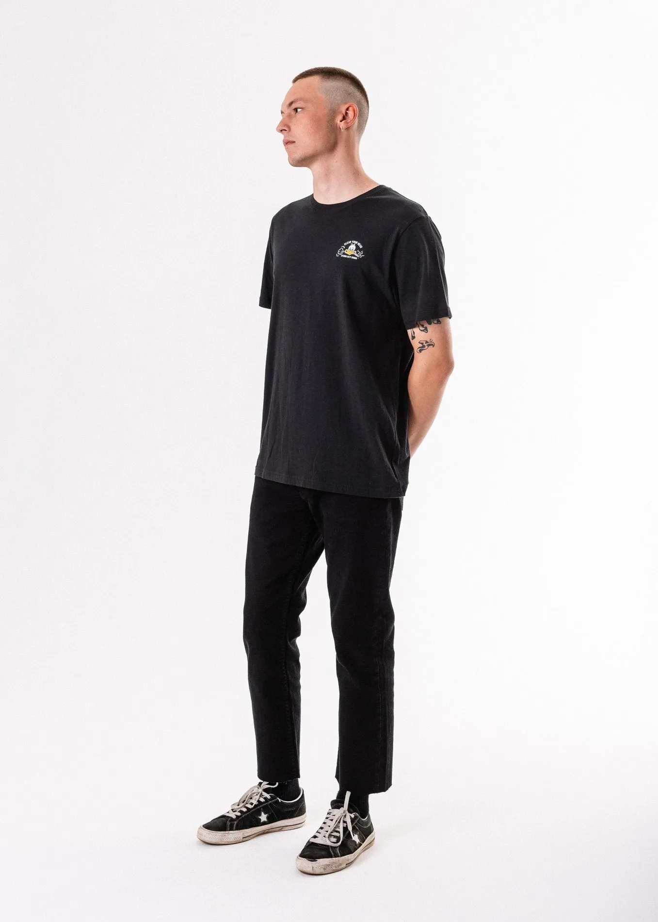 Afends Mens Clear Your Head - Standard Fit Tee