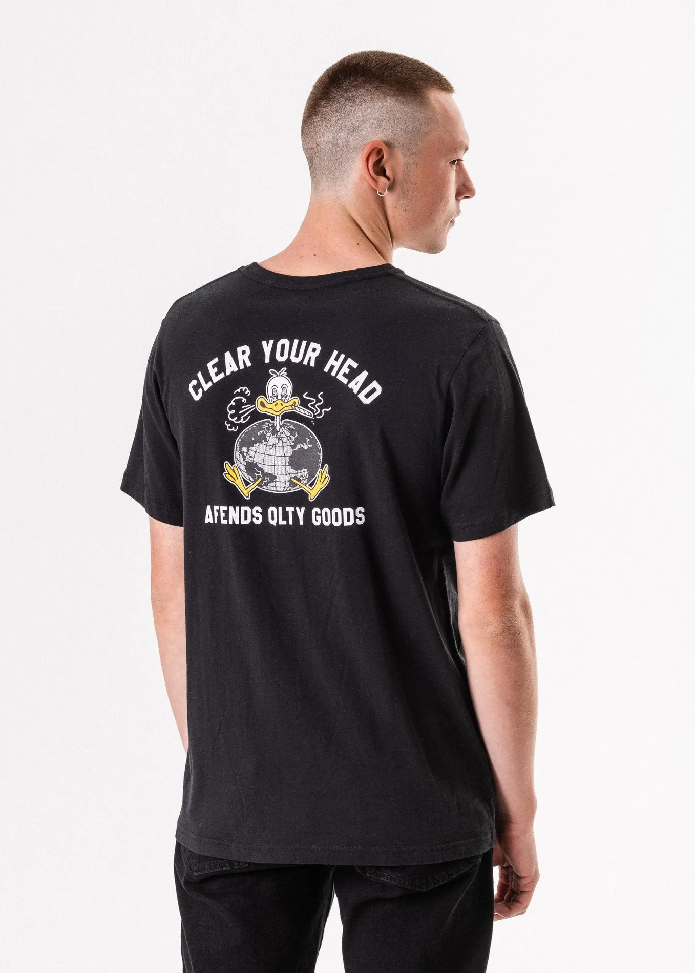 Afends Mens Clear Your Head - Standard Fit Tee
