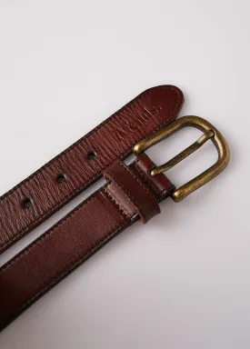 Afends Womens The Boyfriend - Womens Leather Belt - Tan