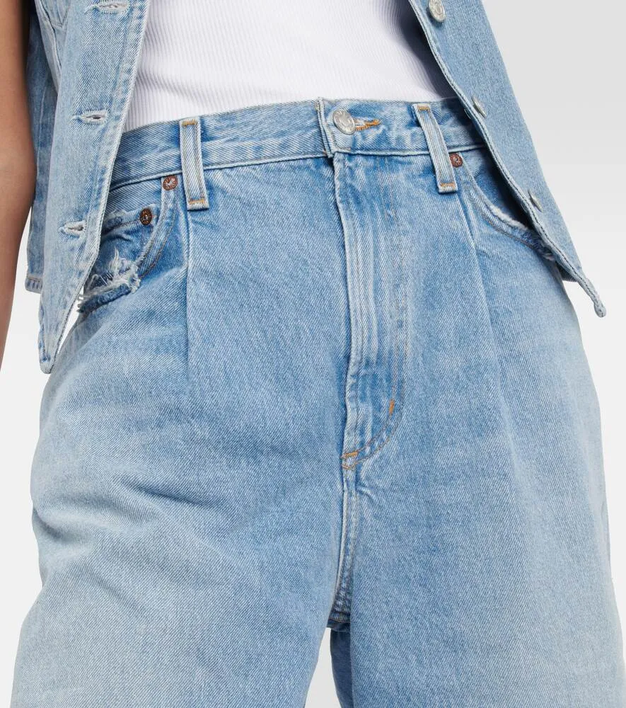 Dagna high rise wide leg jeans AGOLDE, blue