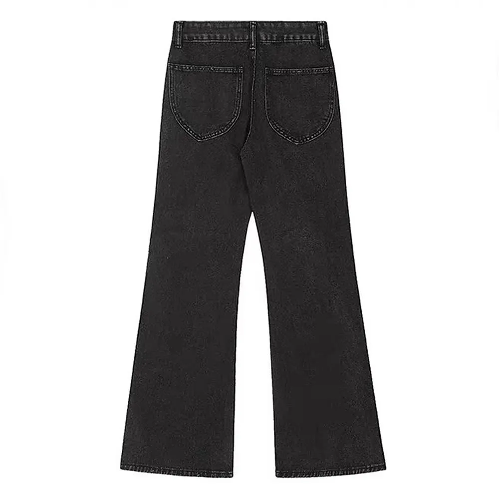 Fashionkova Grunge Ripped Jeans in Black