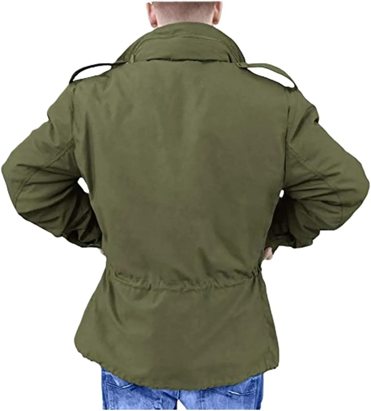 John Rambo M65 Military US Army Olive Green Cotton Coat Jacket Sylvester Stallone