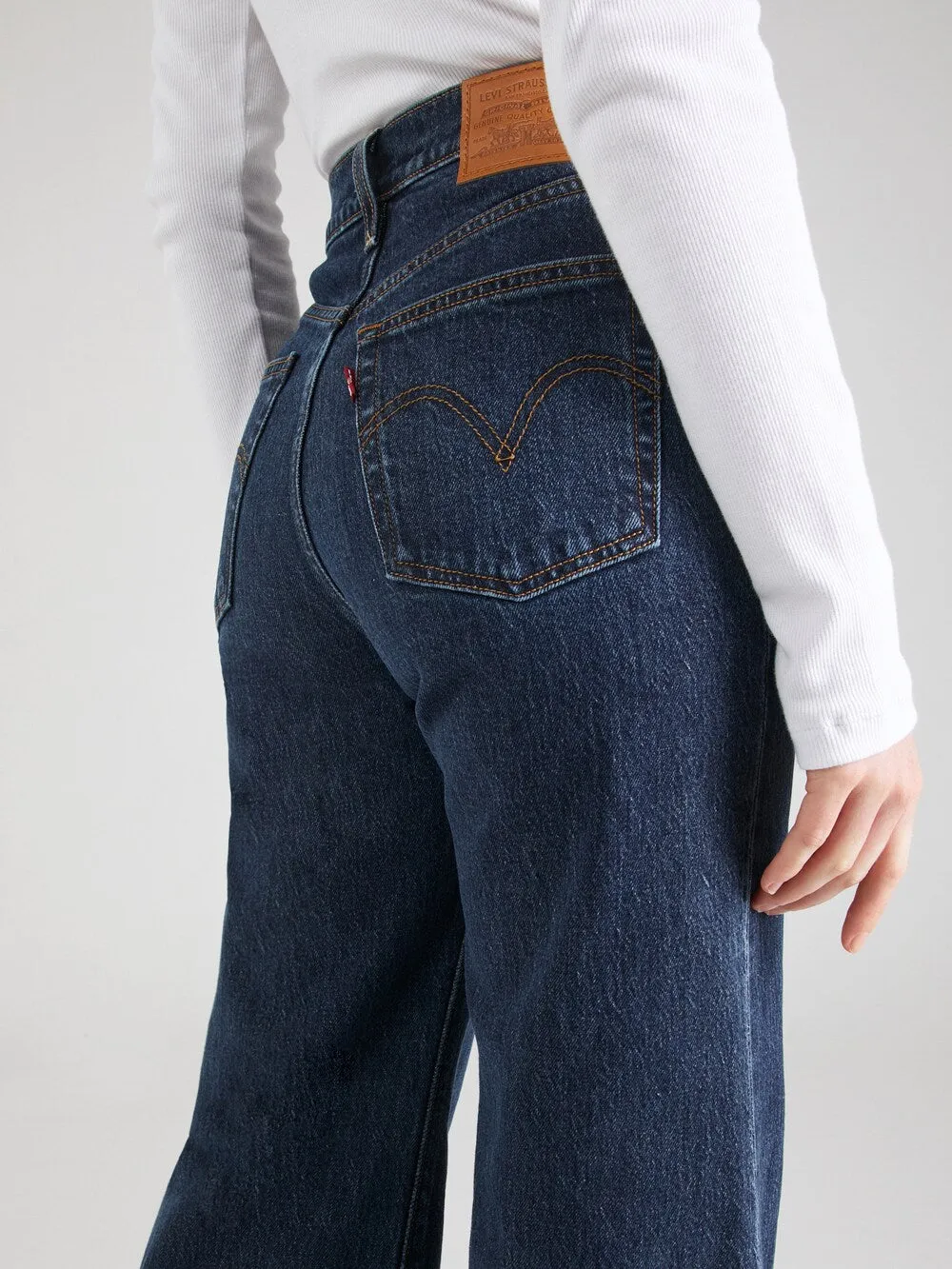 LEVIS Ribcage Bells Wide Leg Jeans, dark blue