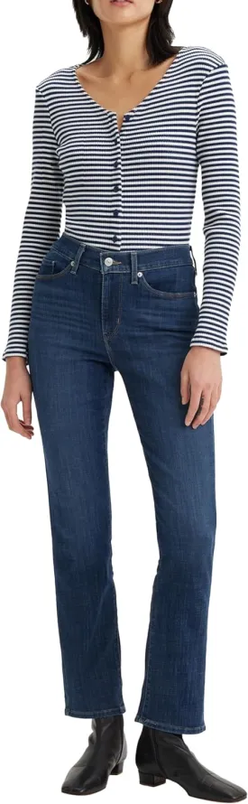 Levi's Women's Classic Straight Jeans, Lapis Dark Horse, 31 (US 12) R