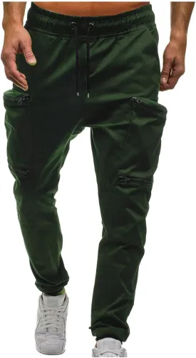 Maryia Men's Casual Joggers Pants Gym Workout Running Athletic Sweatpants Slim Fit Outdoor Fashion Long Chino Trousers