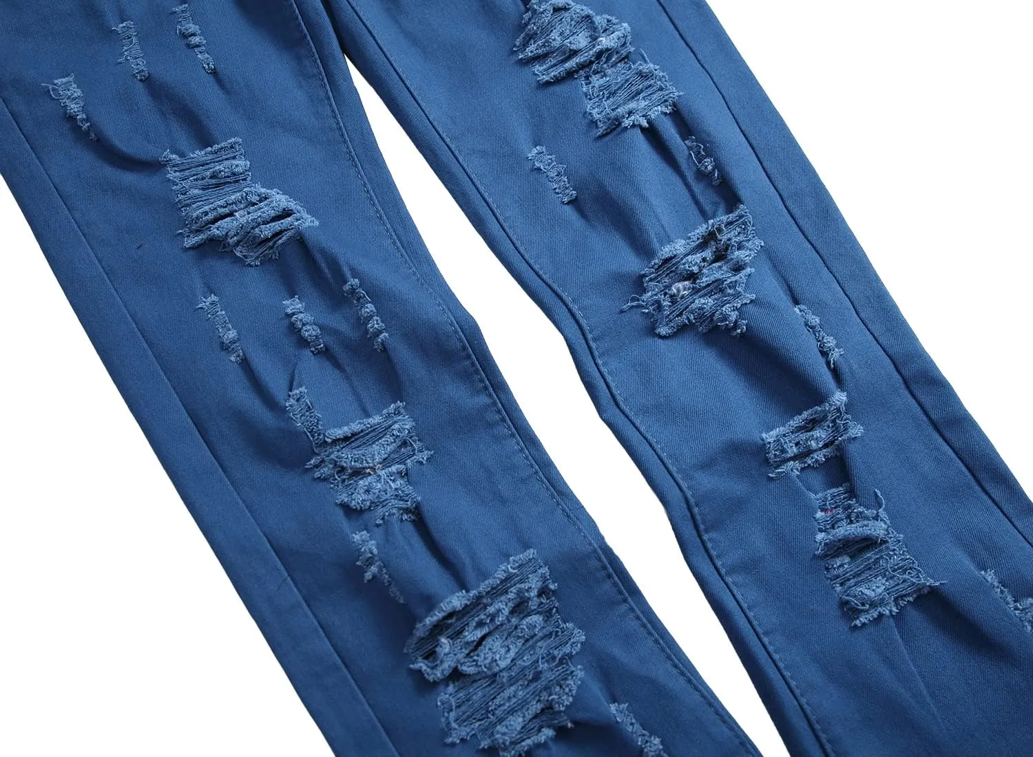 Mens Ripped Jeans Slim Fit Skinny Stretch Jean for Men Tapered Leg Denim Pants