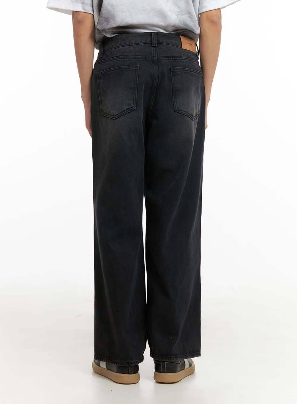 Men's Wide Leg Baggy Jeans IY410