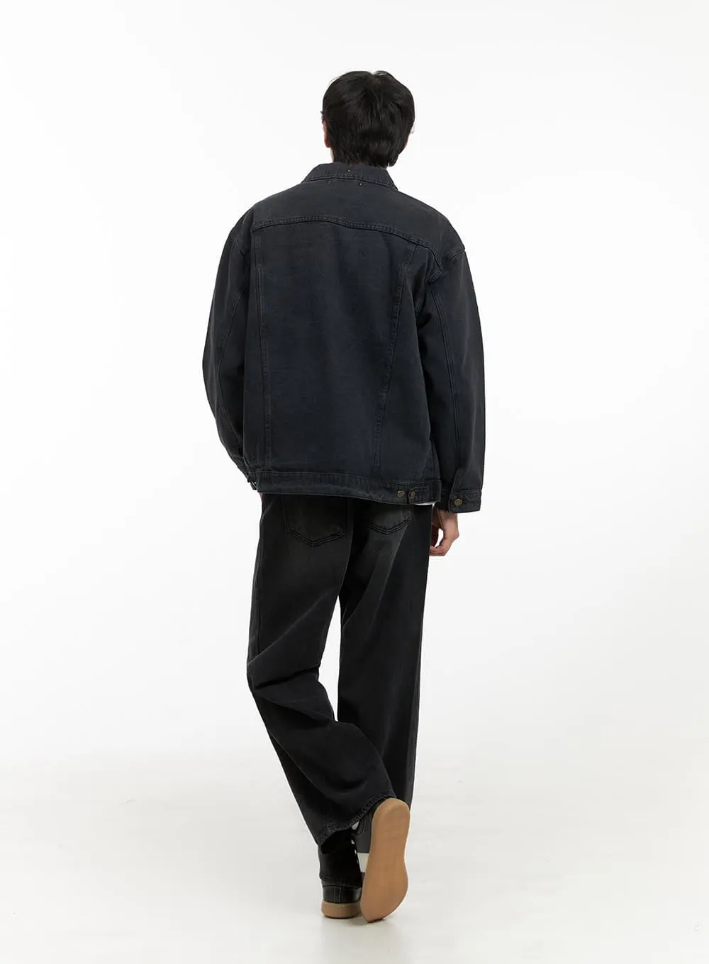 Men's Wide Leg Baggy Jeans IY410