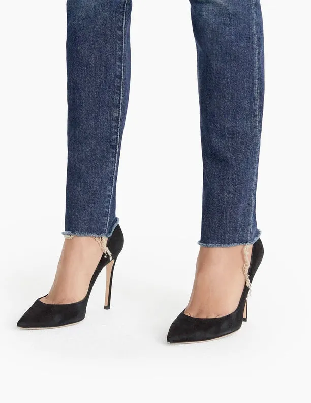 Mother Denim - The Stunner Fray Skinny Jeans in Roasting Nuts
