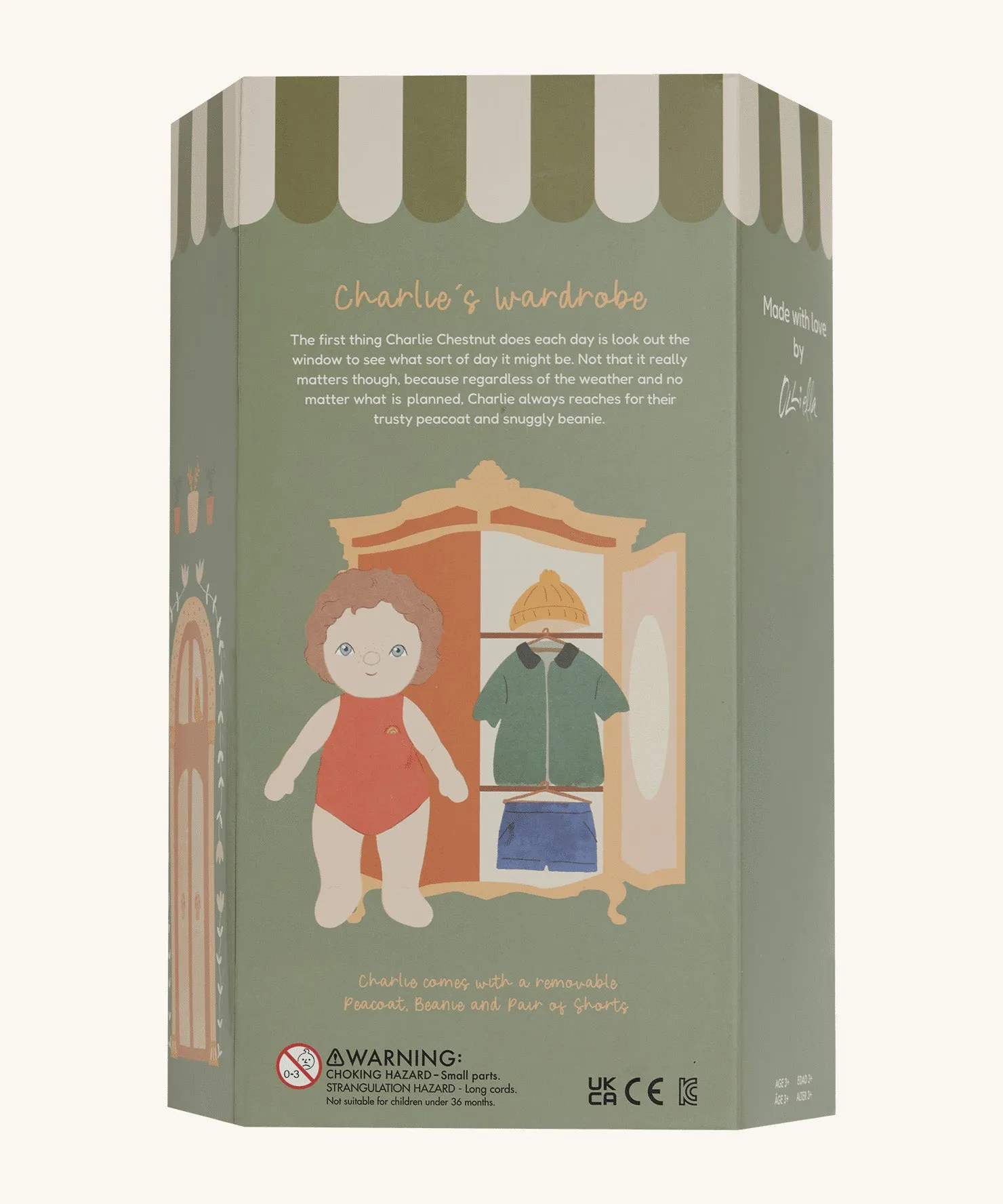 Olli Ella Dress Me Dinky - Charlie Chestnut