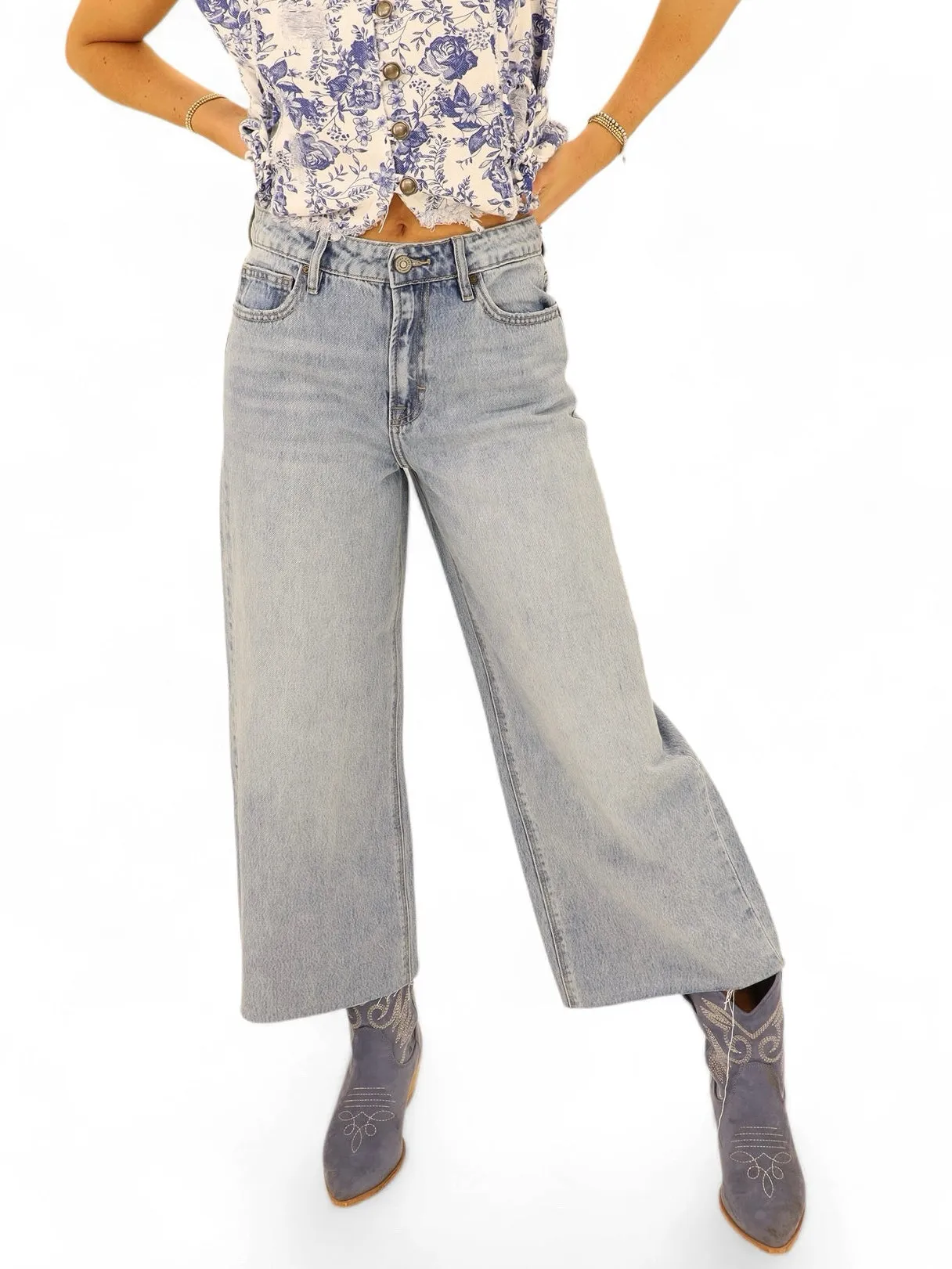 Paityn  Wide Leg Denim