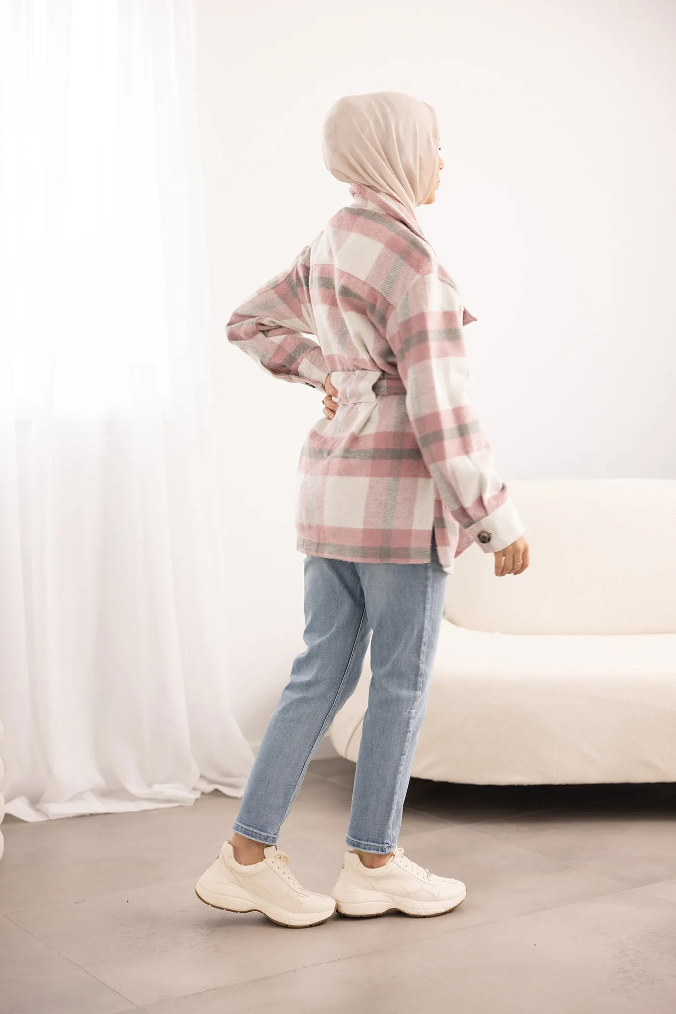 Plain Acid Wash Straight Jeans
