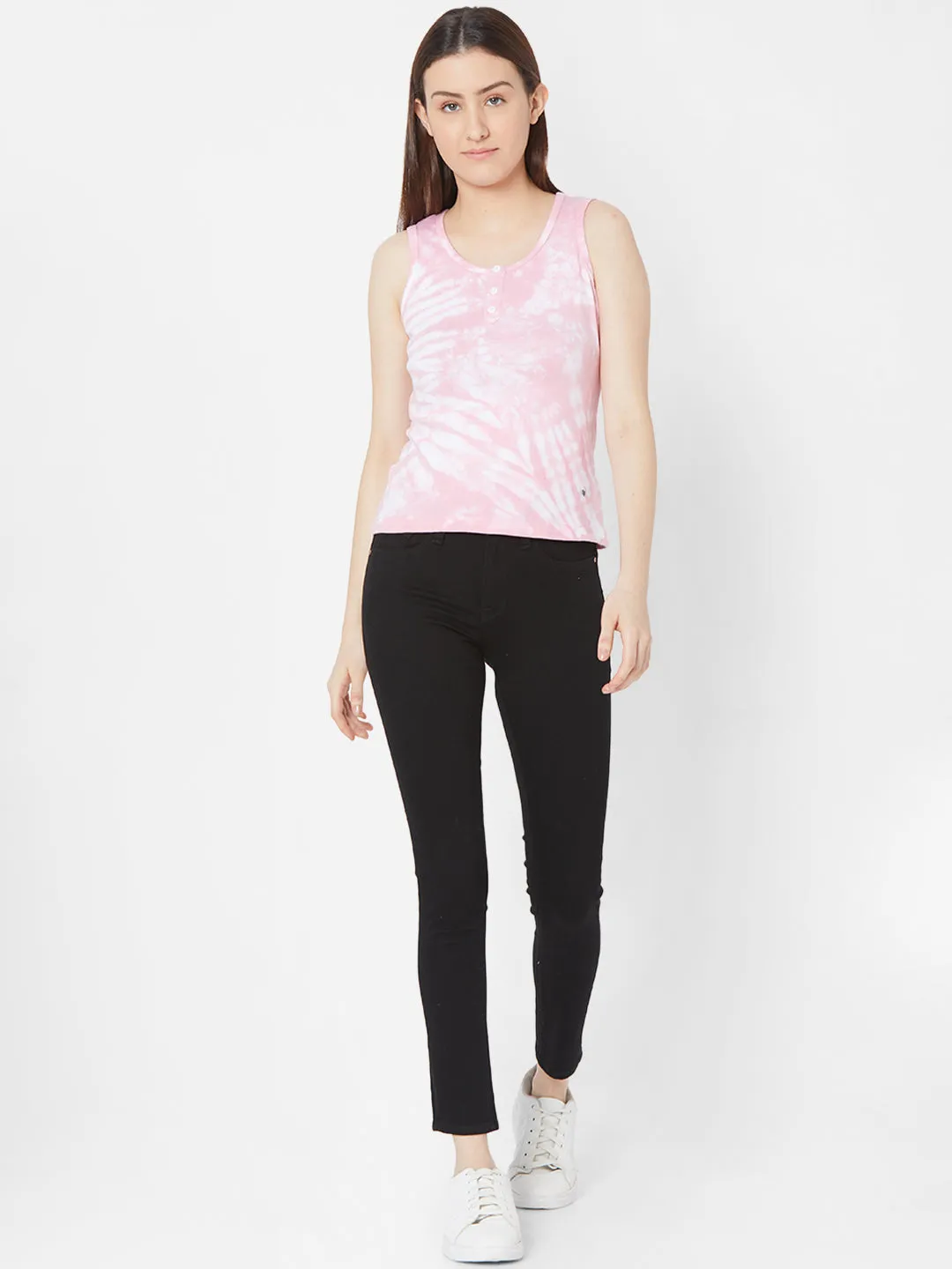 Spykar Women Black Cotton Super Skinny Fit Regular Length Jeans