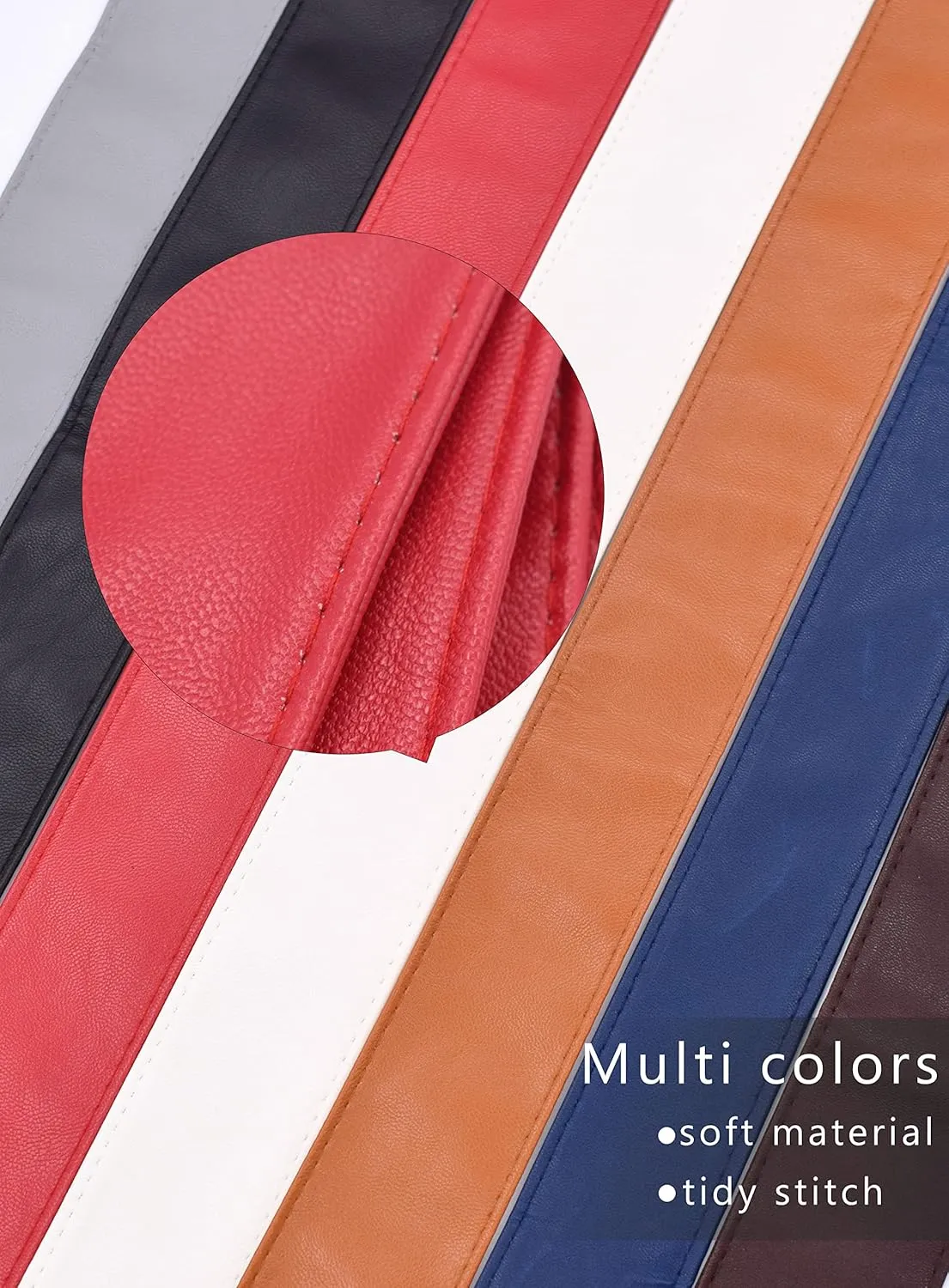 TeeYee Women OBI Belt Fashion Solid Color PU Leather 4.5cm Wide Waist Band 70 Inch in Extra Size