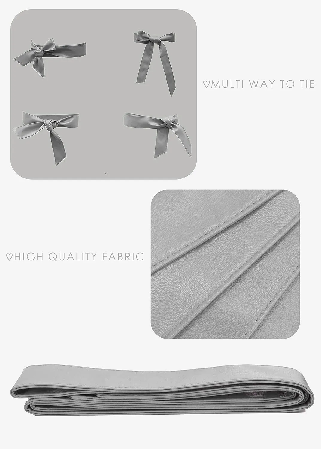 TeeYee Women OBI Belt Fashion Solid Color PU Leather 4.5cm Wide Waist Band 70 Inch in Extra Size